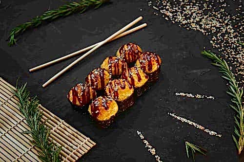 Фото Запеченный с лососем